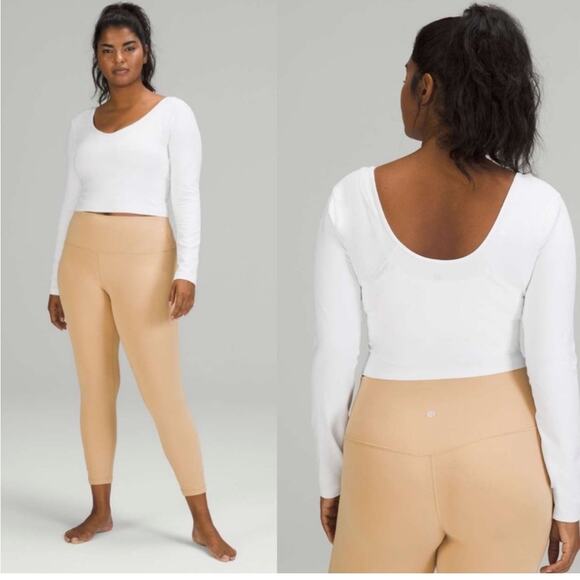 Lululemon Align Cropped Long Sleeve Sz 8 - Picture 1 of 5